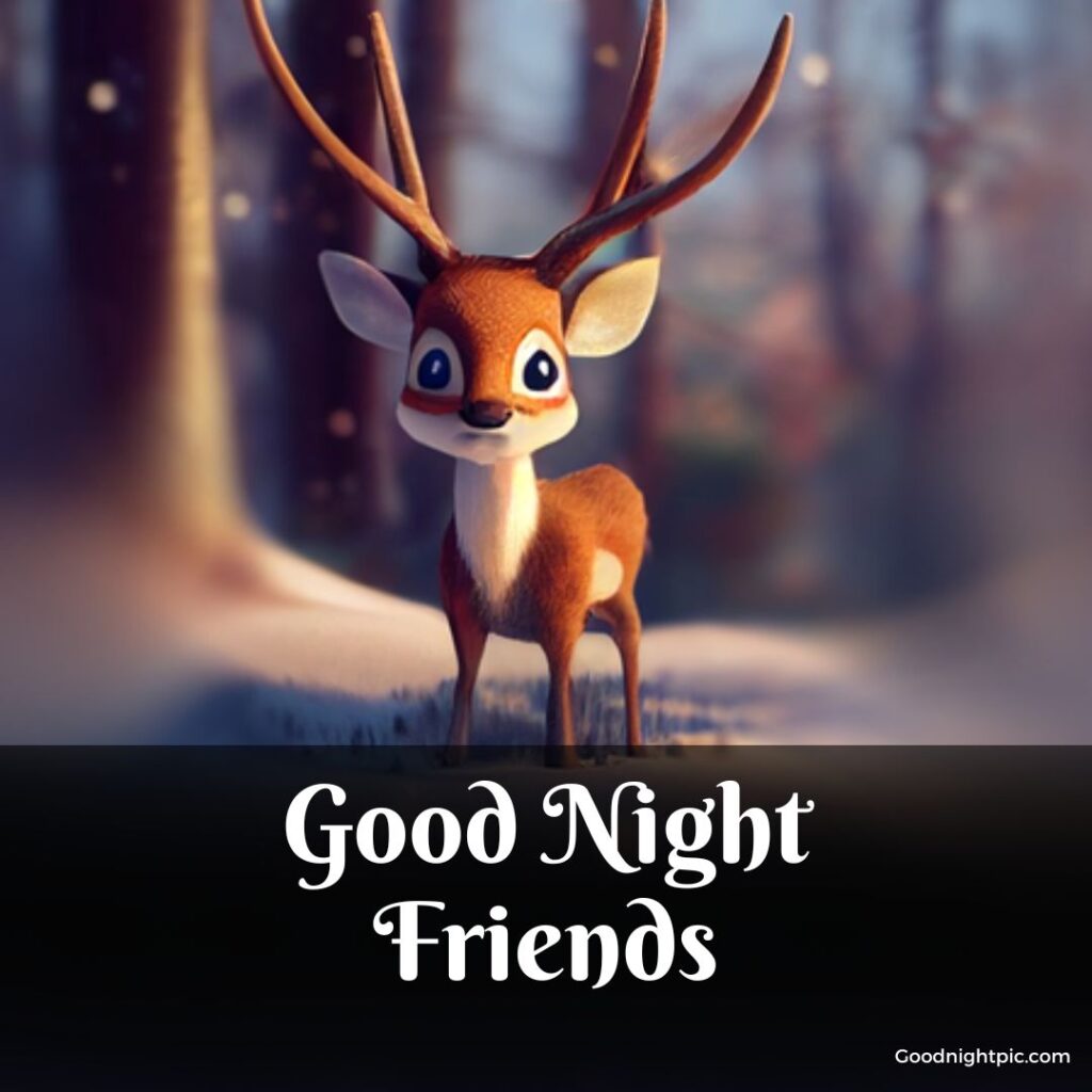 friend sweet good night images