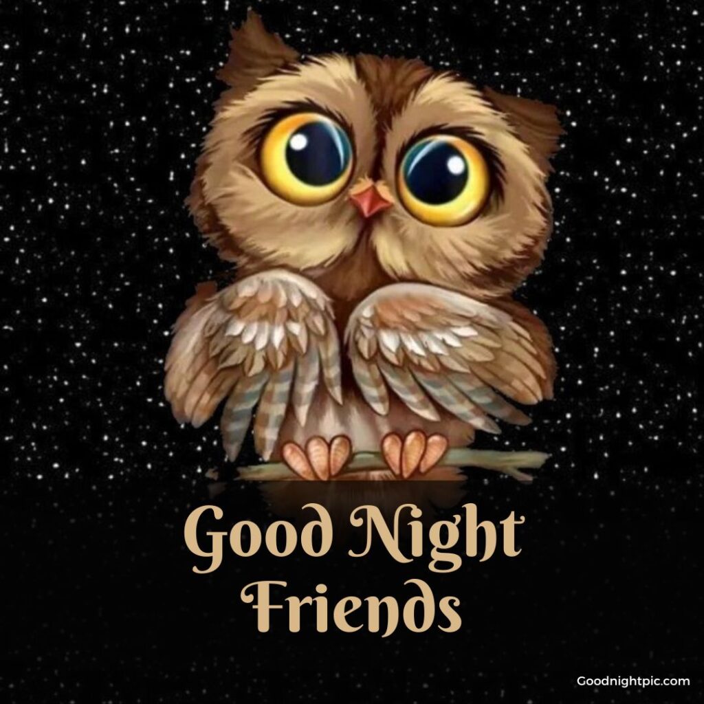 friend sweet good night images