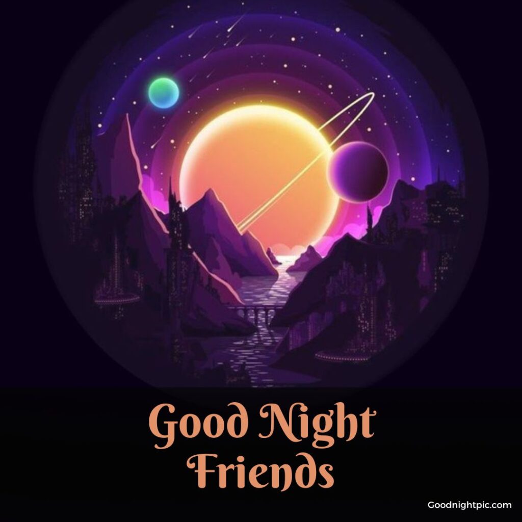 friend sweet good night images