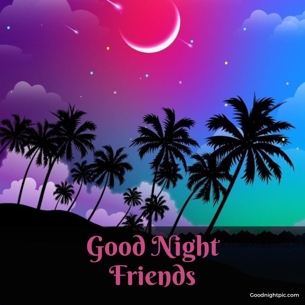 friend sweet good night images