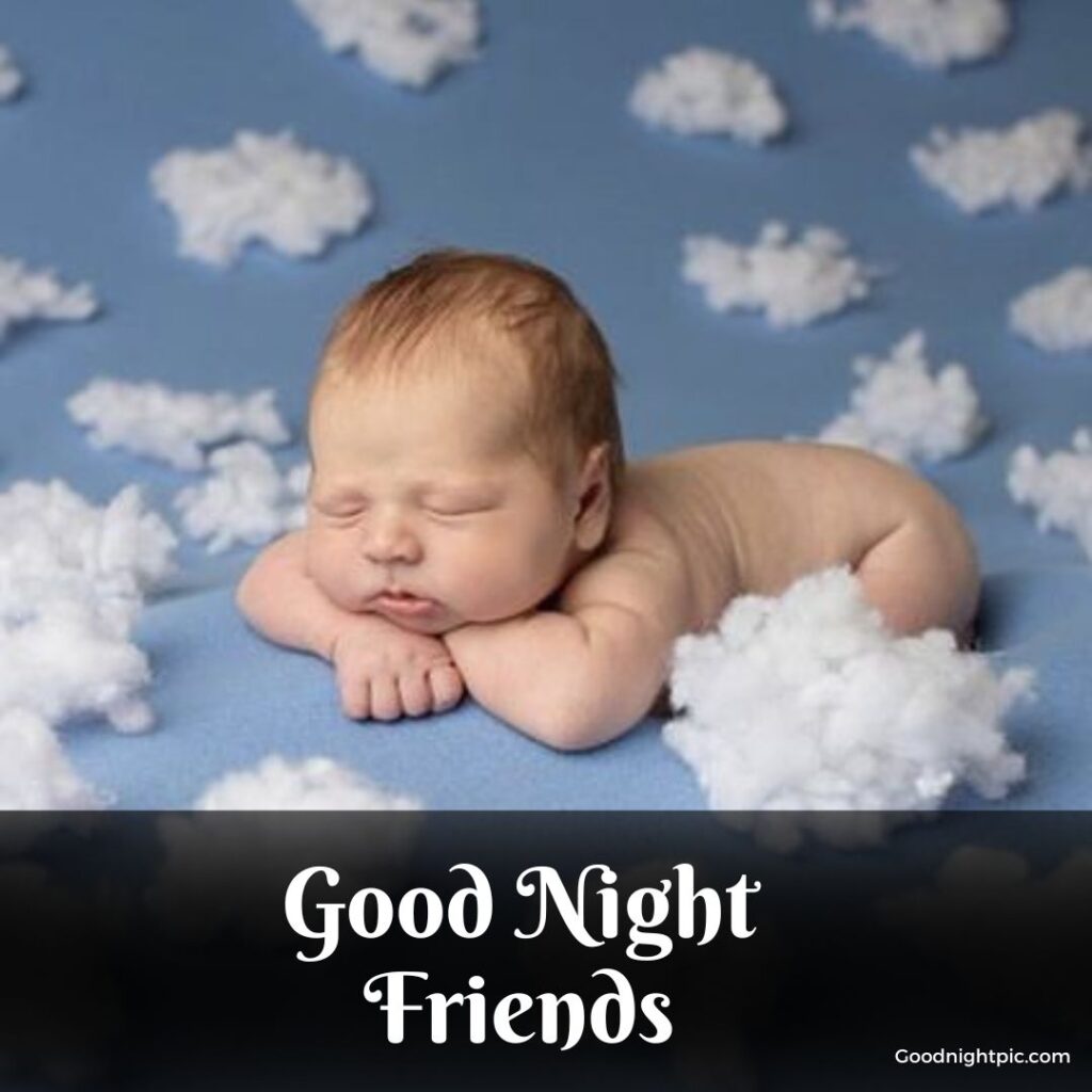 good night friends photo
