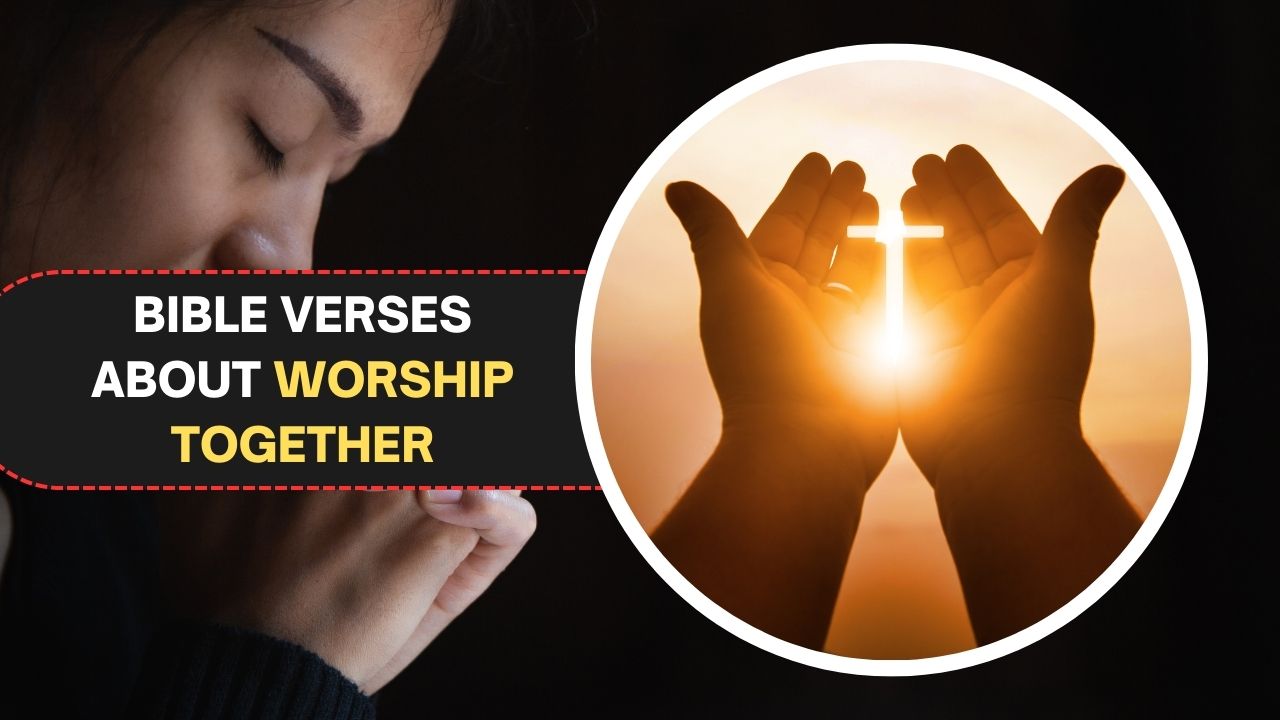 85+ Bible Verses About Worship Together: Get Closer to God