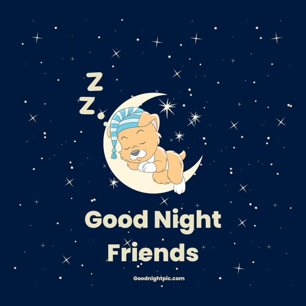 friend sweet good night images