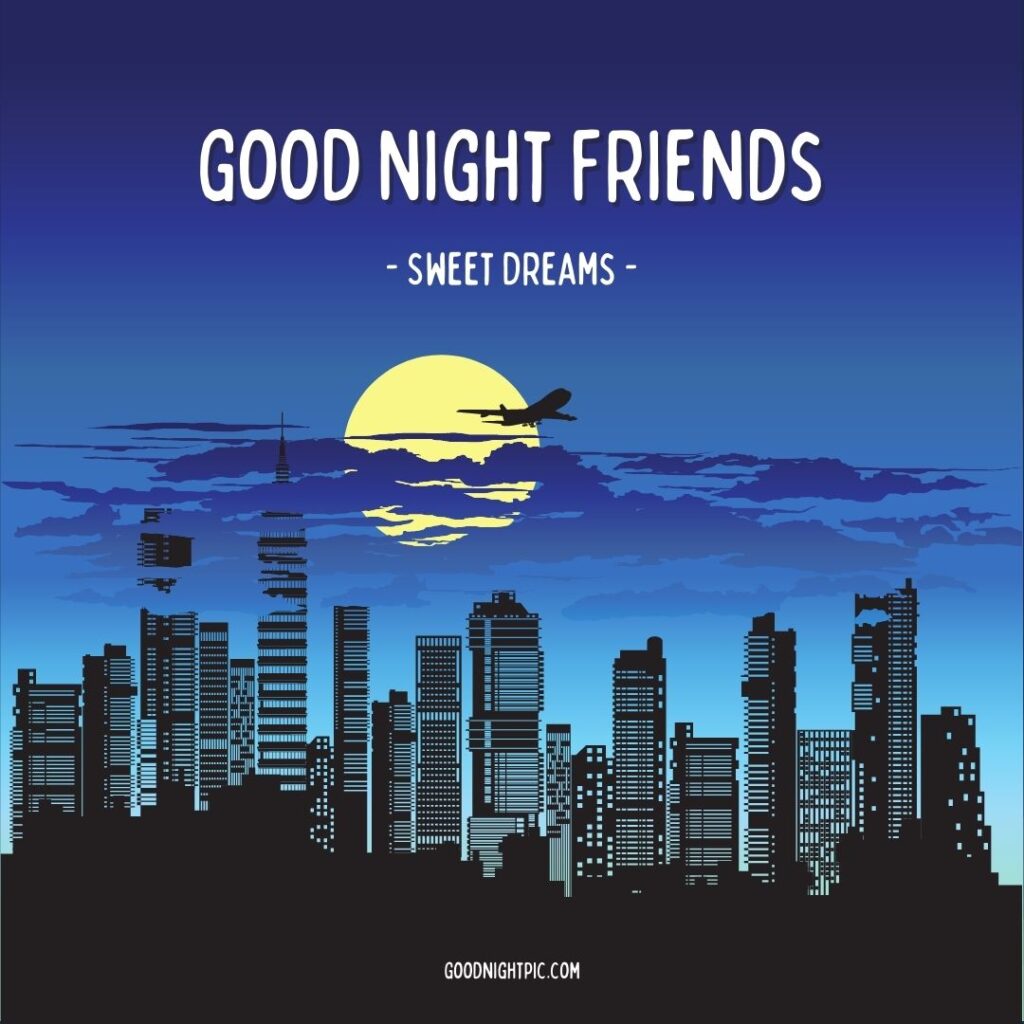 friend sweet good night images