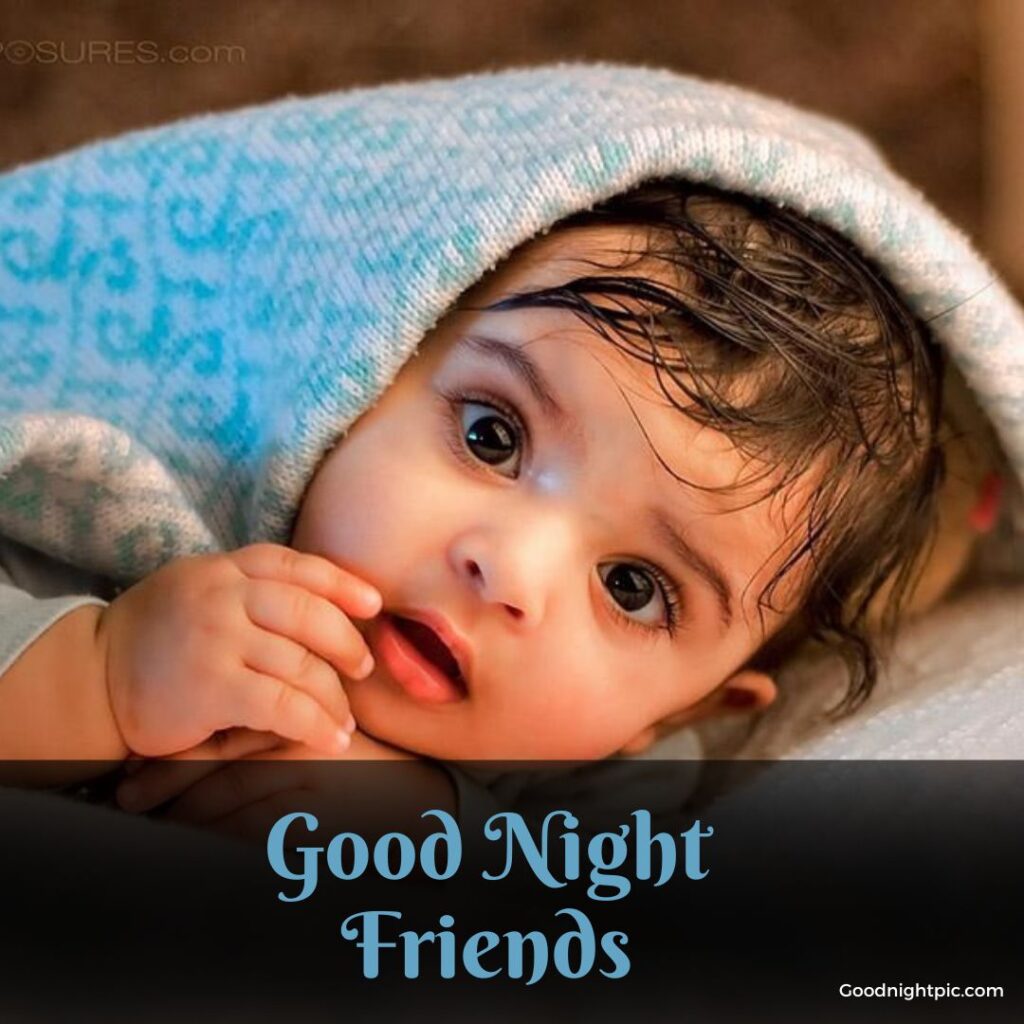 good night friends photo
