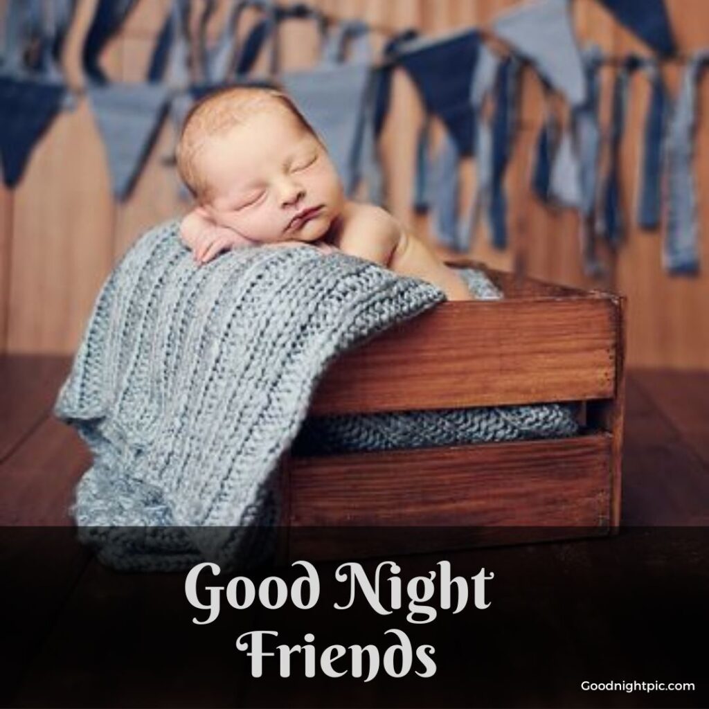 good night friends photo
