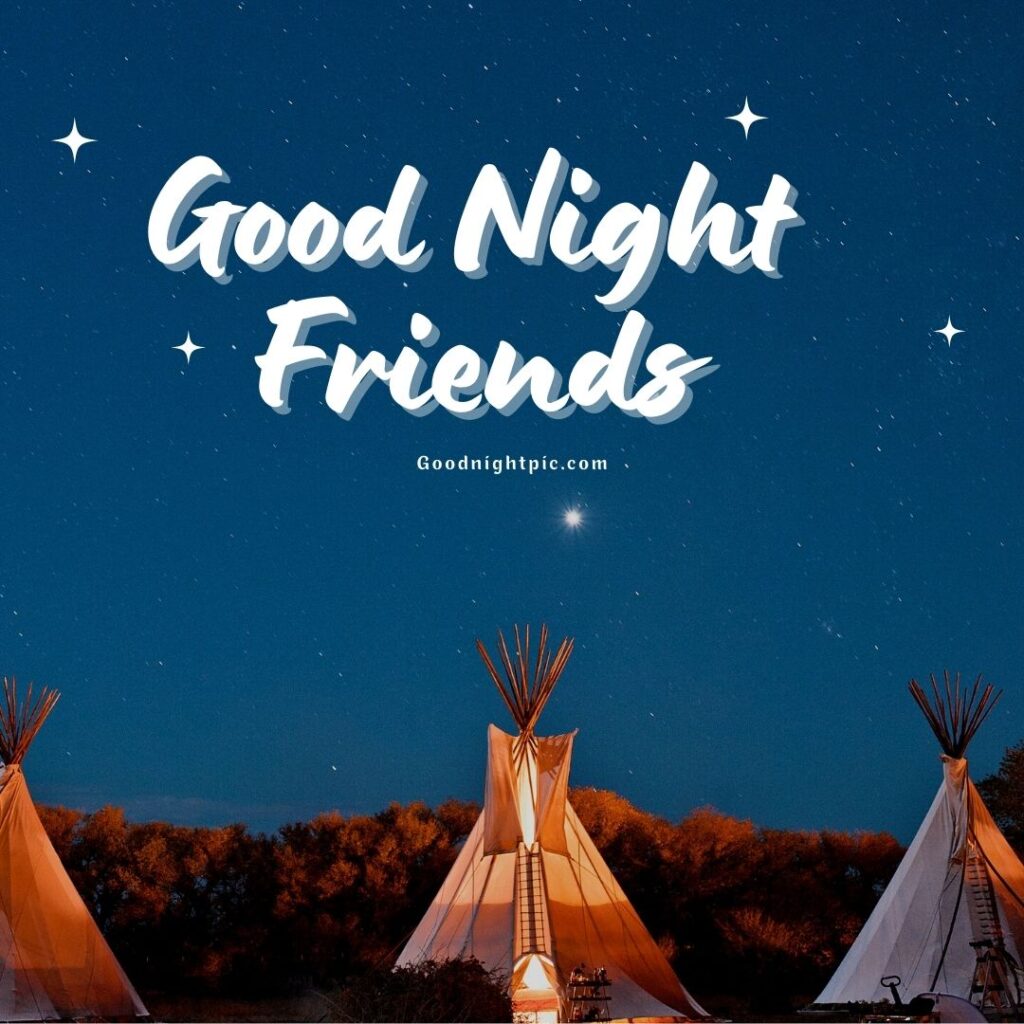 friend sweet good night images