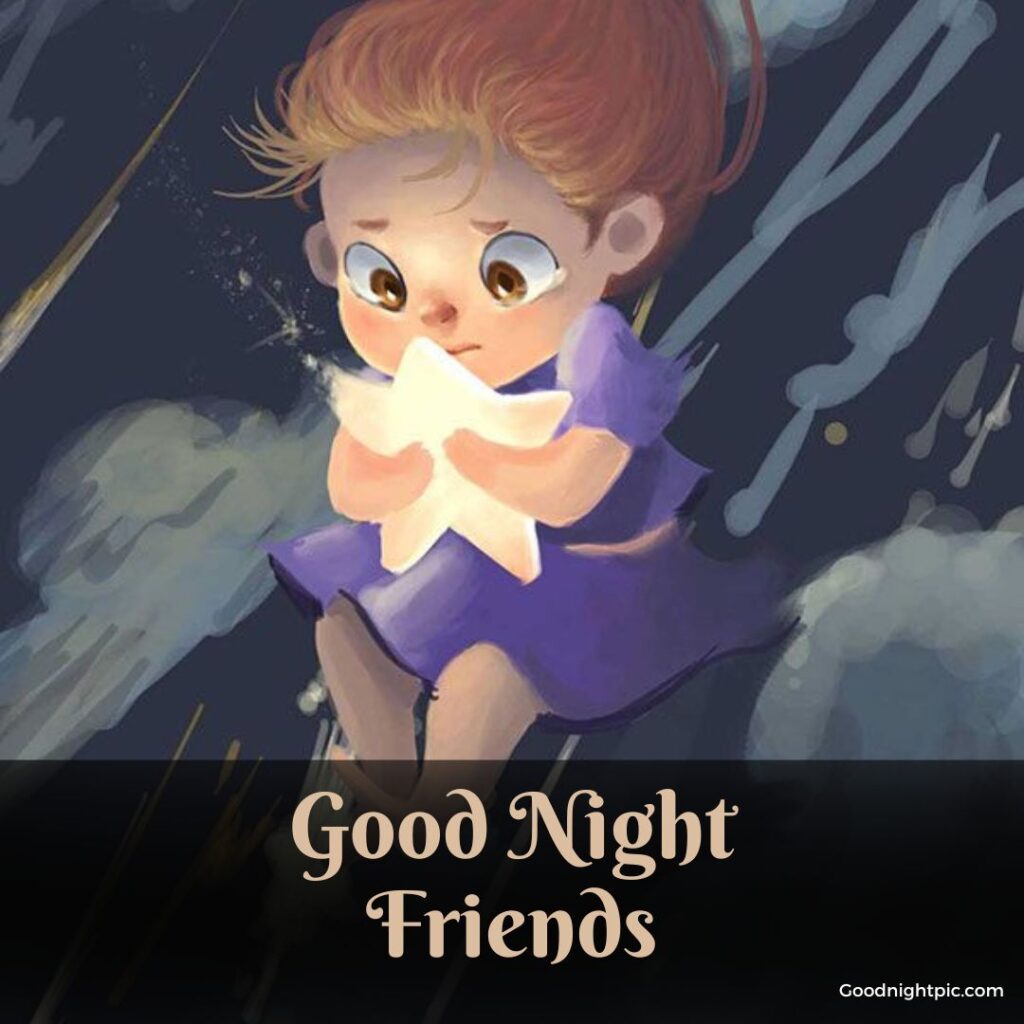 friend sweet good night images