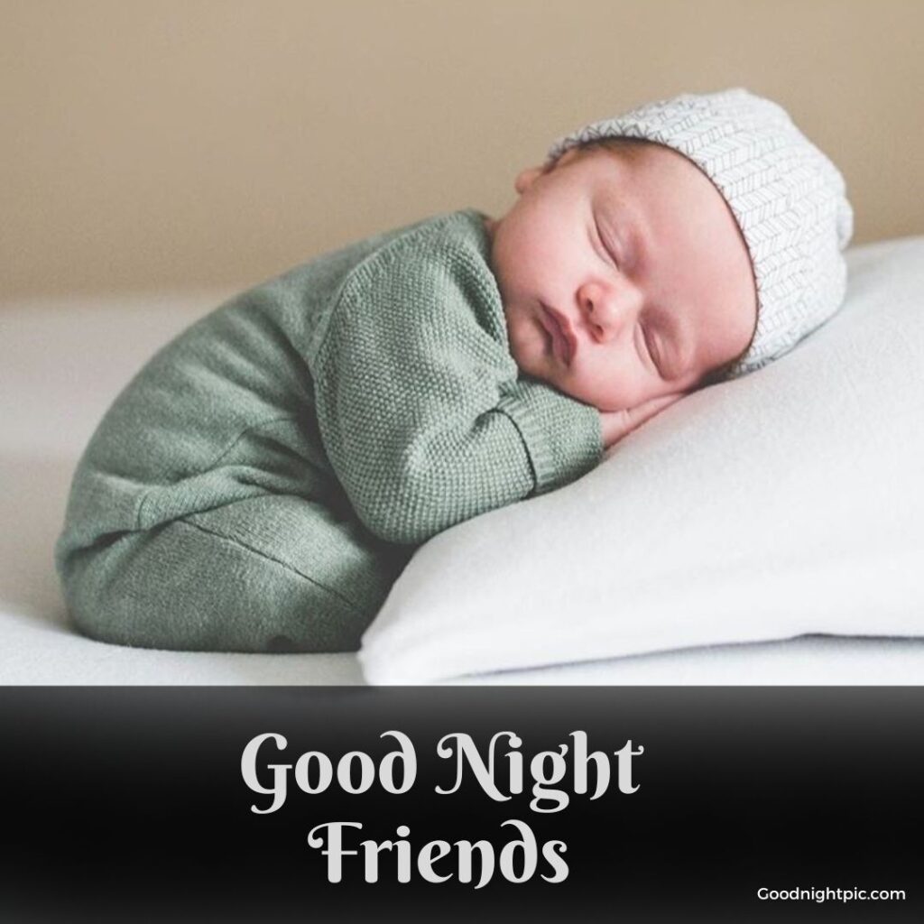 good night friends photo
