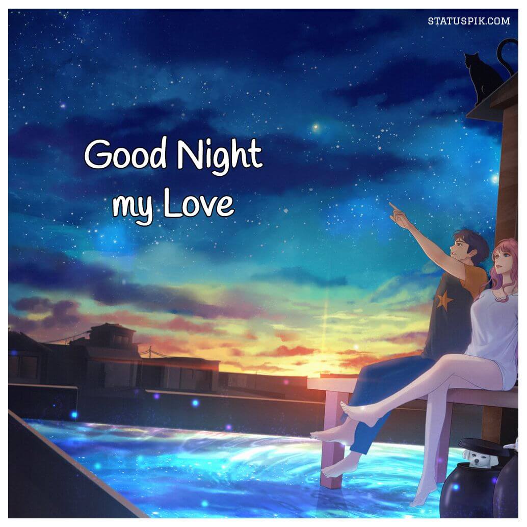 romantic good night images hd